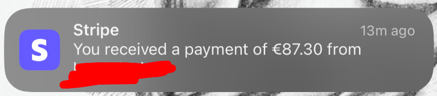 Stripe Notification 1